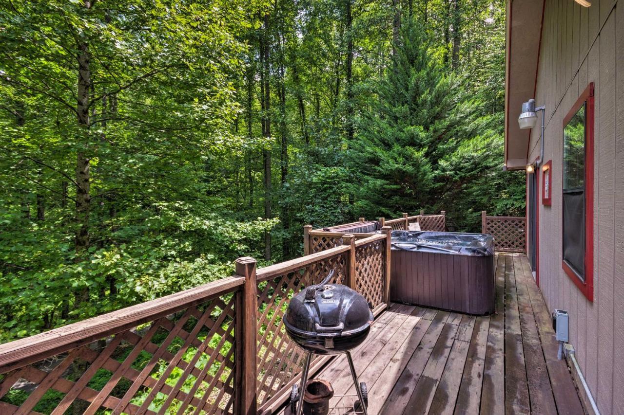 Bryson City Cabin In Smoky Mountains With Hot Tub! ภายนอก รูปภาพ