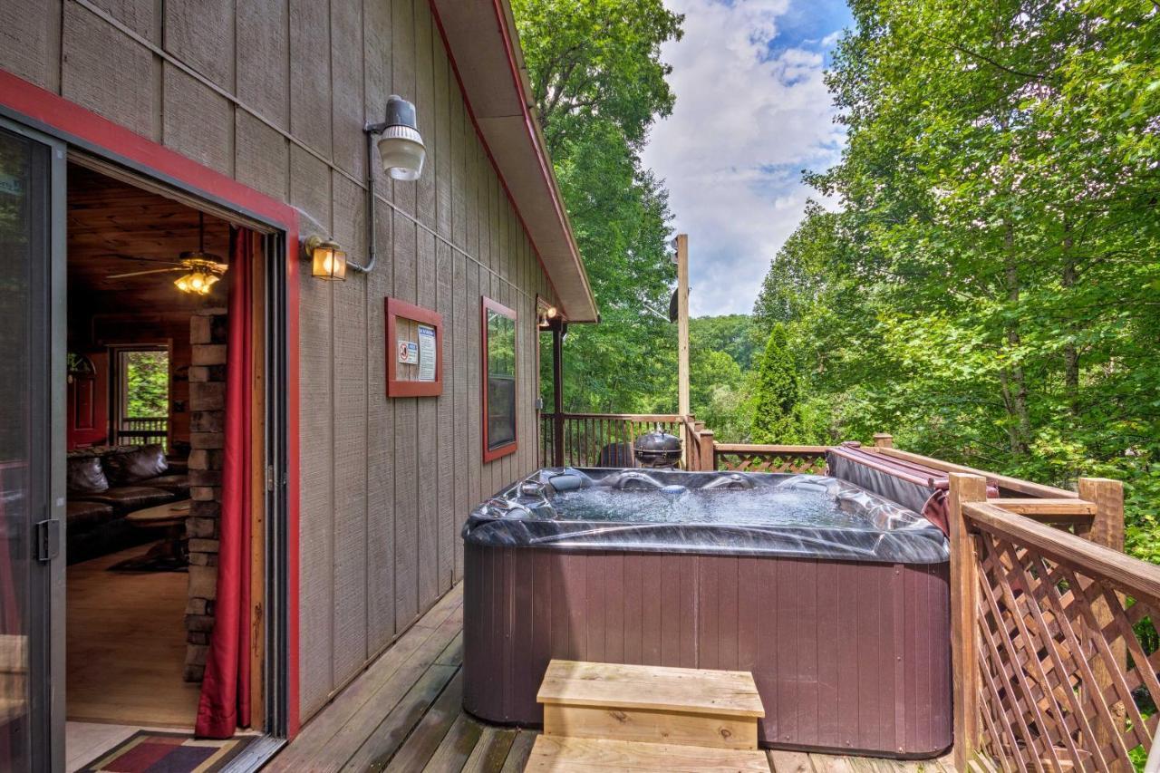 Bryson City Cabin In Smoky Mountains With Hot Tub! ภายนอก รูปภาพ